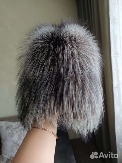 Шапка чернобурка