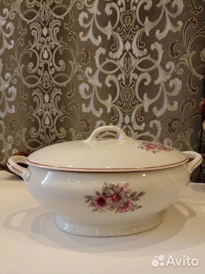 Фарфоровая посуда ссср. Супница. фуф 