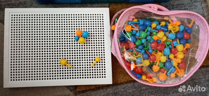 Развивающая мозаика-конструктор с шуруповертом