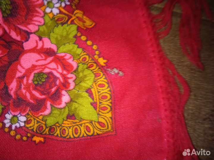 Платок Павловопосадский шерстяной