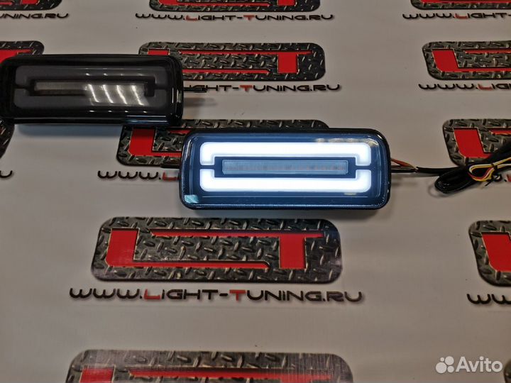 LED надфарники niva 4х4
