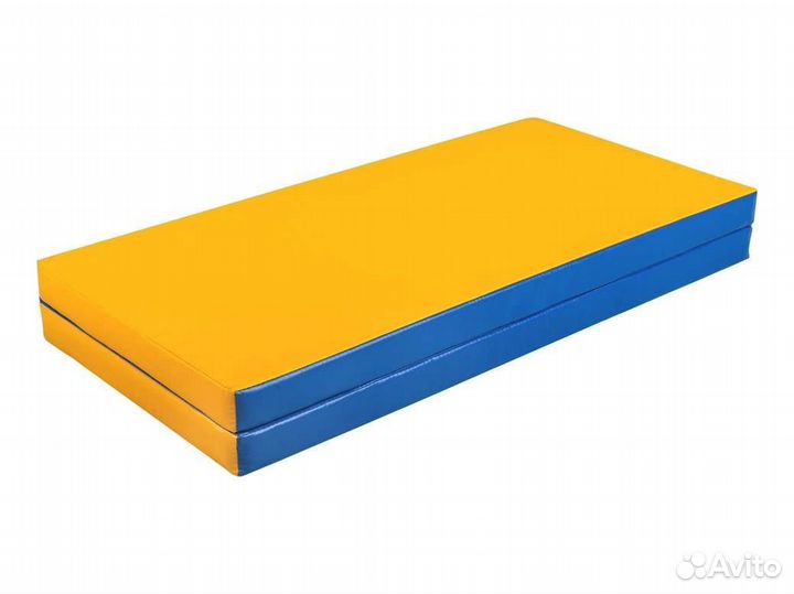 Мат складной 2 секции Sportova 100х100х6см