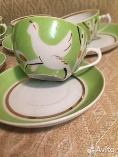 Чайная пара Бокалы Гиганты Дулево