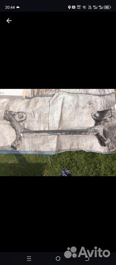 Задняя балка