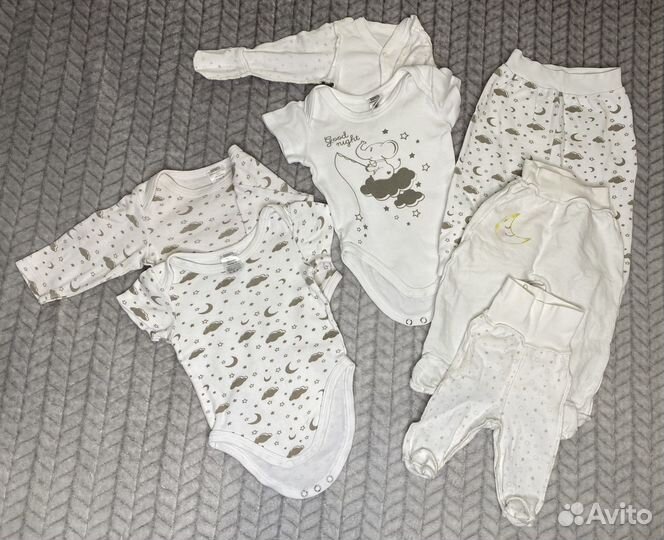 Детские вещи пакетом на девочку от 0 до года