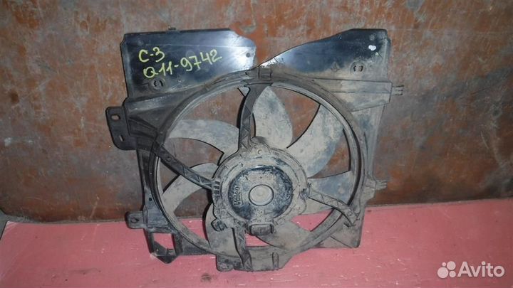 Вентилятор радиатора Citroen C3 2002-2009