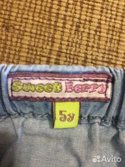 Джинсовый комбинезон для девочки 5 лет