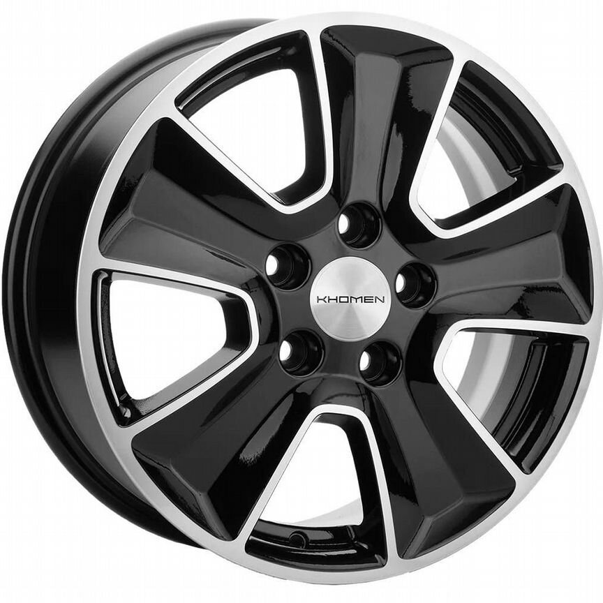 Диски Khomen KHW1601 6.5x16 5x114.3 ET50 D66.1 Black-FP