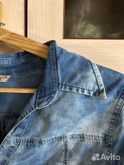 Женское джинсовое платье