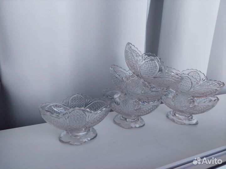 Ваза для фруктов и конфет, набор из 6 шт