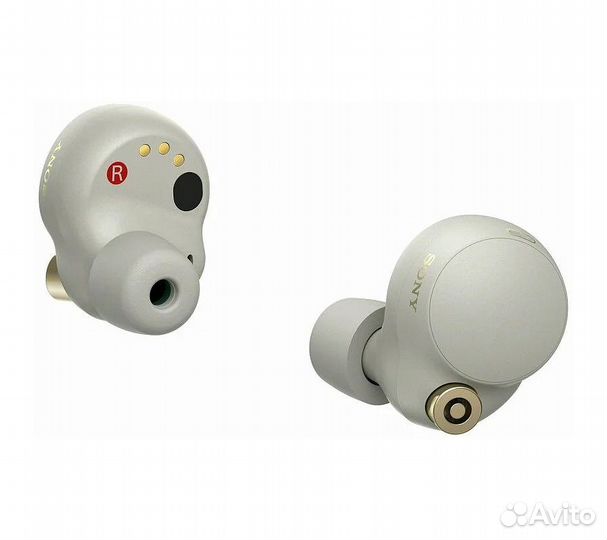 Наушники Sony WF-1000XM4, серебристый