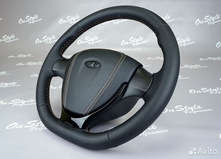 Руль анатомический в эко-коже на Ниву и Классику