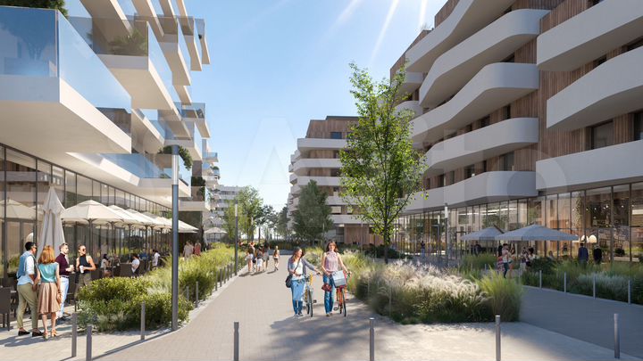 3-к. апартаменты, 98,4 м², 6/8 эт.