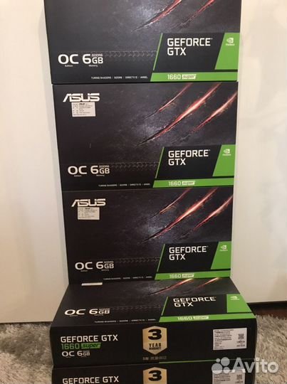 Видеокарты Asus Geforce Gtx 1660 super