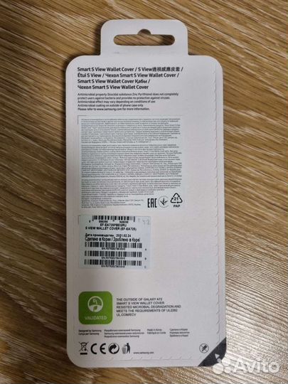 Чехол-книжка на Samsung Galaxy A72 Черный оригинал