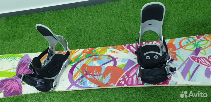 155 см сноуборд с креплениями