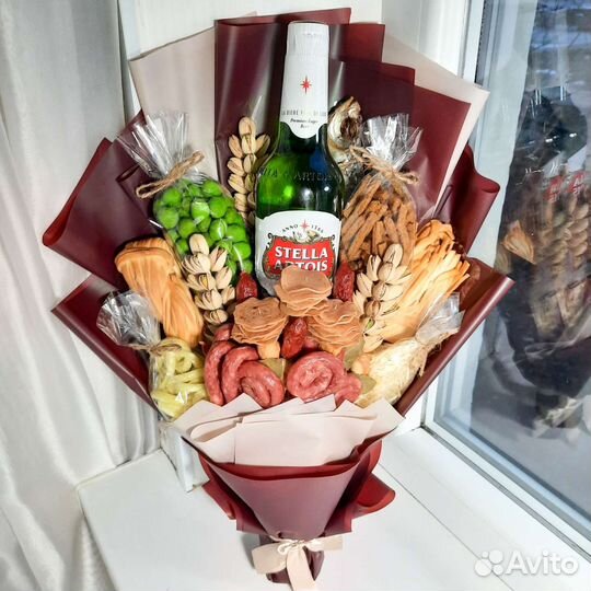 Мужской букет съедобный подарок вкусный бокс