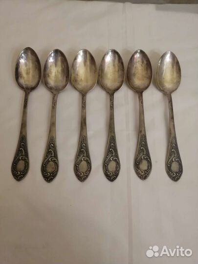 Столовые ложки мельхиор СССР