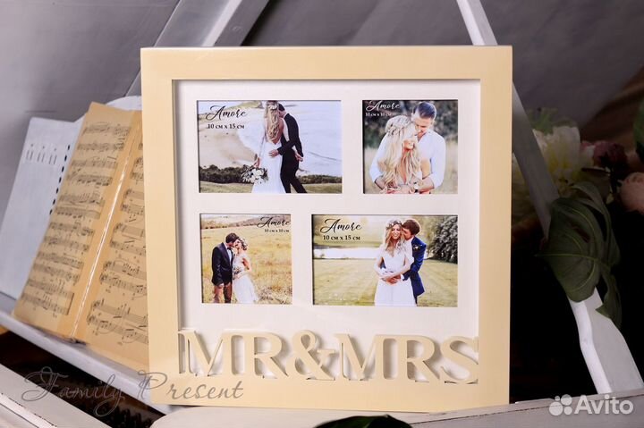 Деревянная фоторамка 