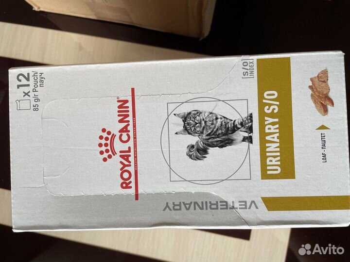Корм Royal Canin urinary s o паштет