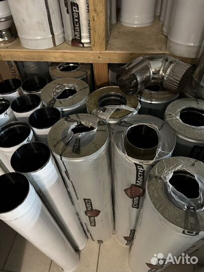 Трубы-Сэндвич для дымохода оцинкованная