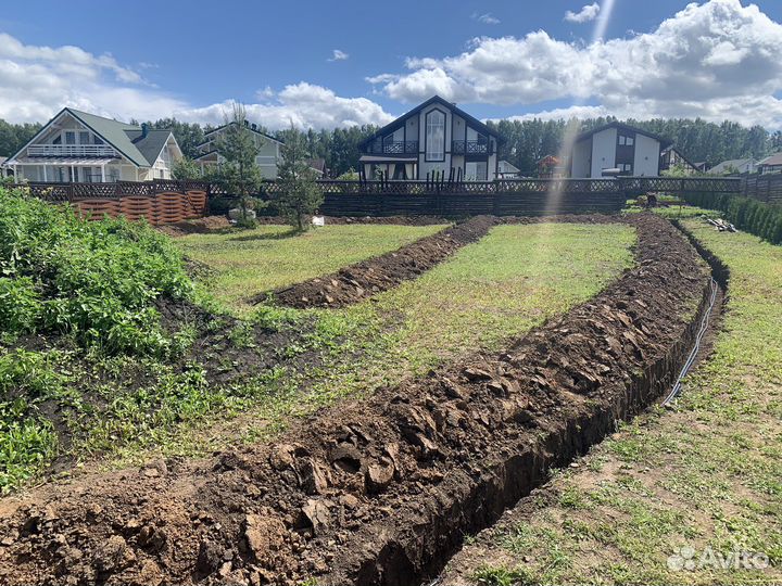 Копка траншей вручную