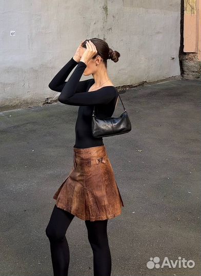 Юбка из натуральной кожи Mir&Michi(UK)
