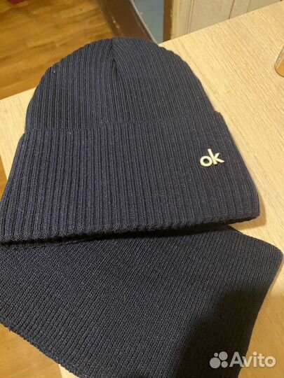 Женская шапка шарф новая