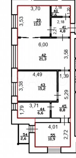 3-к. квартира, 85,8 м², 3/9 эт.