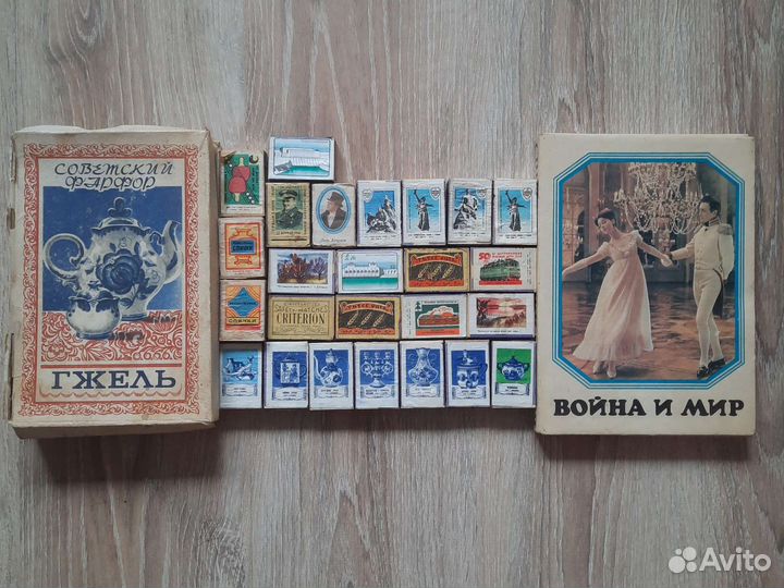 Спички СССР в деревянном коробке