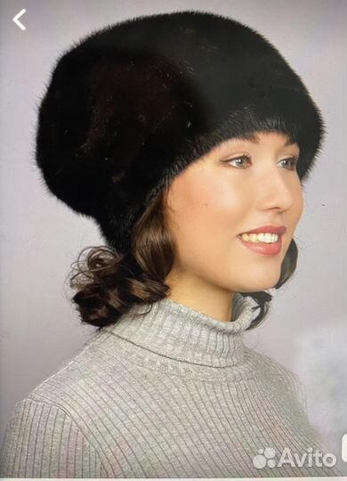Шапка норковая новая женская