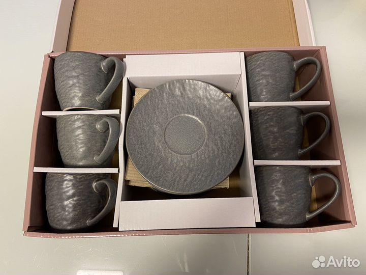 Чайный сервиз новый на 6 персон в коробке