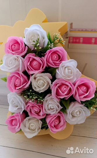 Букет мыльных цветов