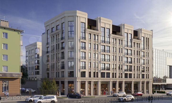 1-к. квартира, 80,4 м², 6/6 эт.