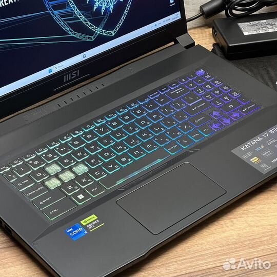 Новый MSI 17.3 144Hz I5-12450/RTX 4060/DDR5 16GB