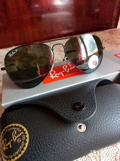 Легендарные очки Aviator RB 3025 002/58 поляризаци