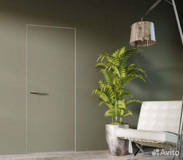 Скрытая дверь под отделку