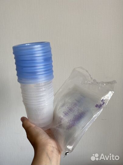 Контейнеры для грудного молока Avent