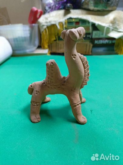 Глиняный верблюд ручная работа