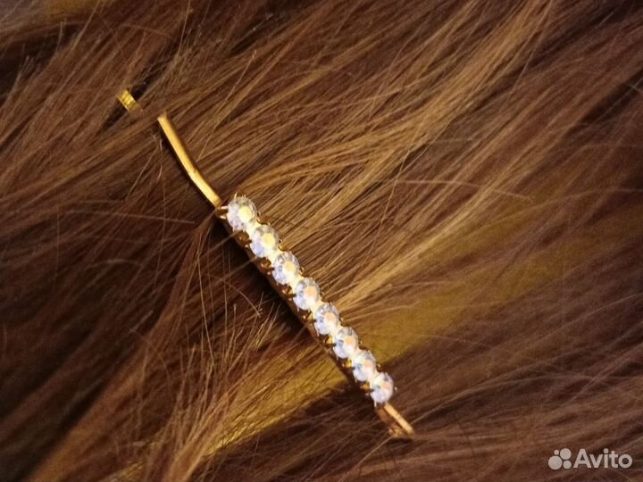 Заколка зажим для волос невидимка декоративная