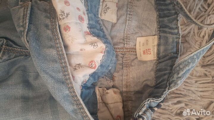 Джинсовый комбинезон zara