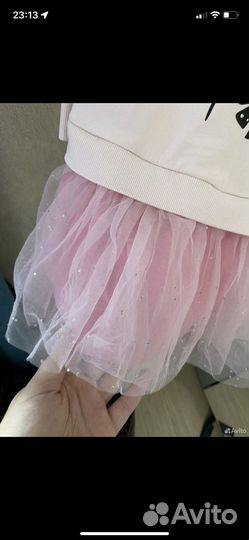 Пакет платьев для садика с фатином 3 шт 98 см