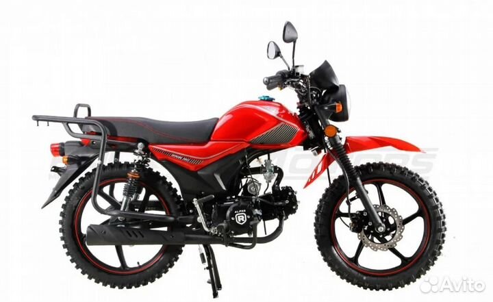 Мопед rockot alpha offroad M-11 LUX+ (LED) (красны