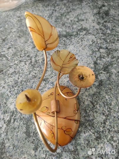 Подсвечники на 2 свечи из селенита