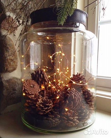 Шишки для декорирования