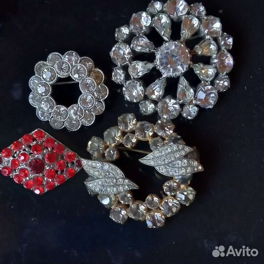 Брошь Чехословакия винтаж