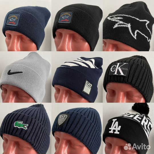 Шапки Paul Shark, Tommy Hilfiger, Armani, Nike