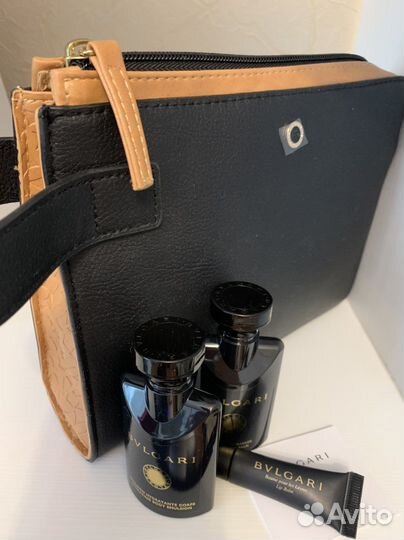 Bvlgari мужской набор косметичка + уход