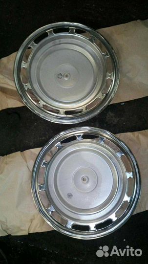 Хромированный колпак колесный ваз на весь диск