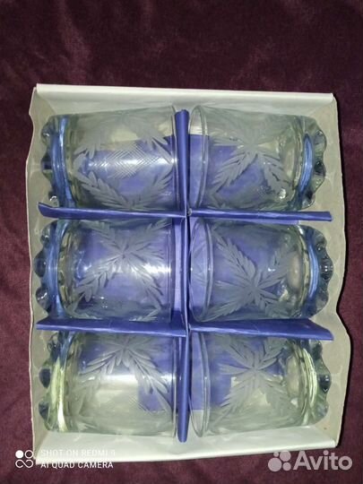 Набор стаканов, 6 шт. Новый